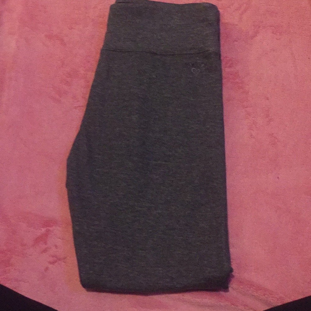 Gray Justice fleece-lined leggings